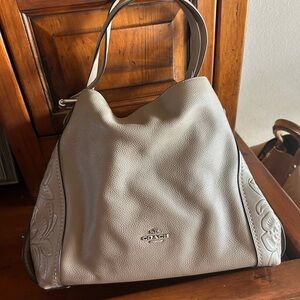 Coach Taupe Shoulder Bag